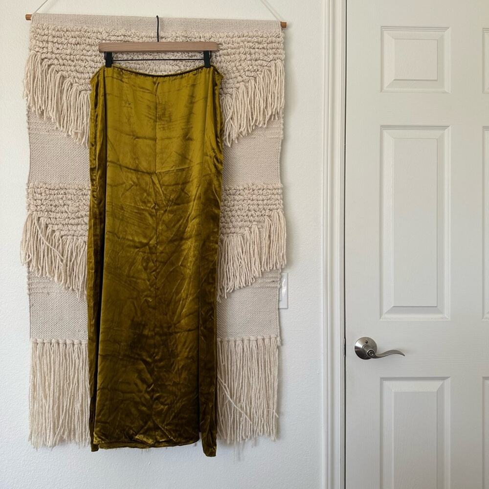 ROHE Velvet Silk Blend Long Skirt